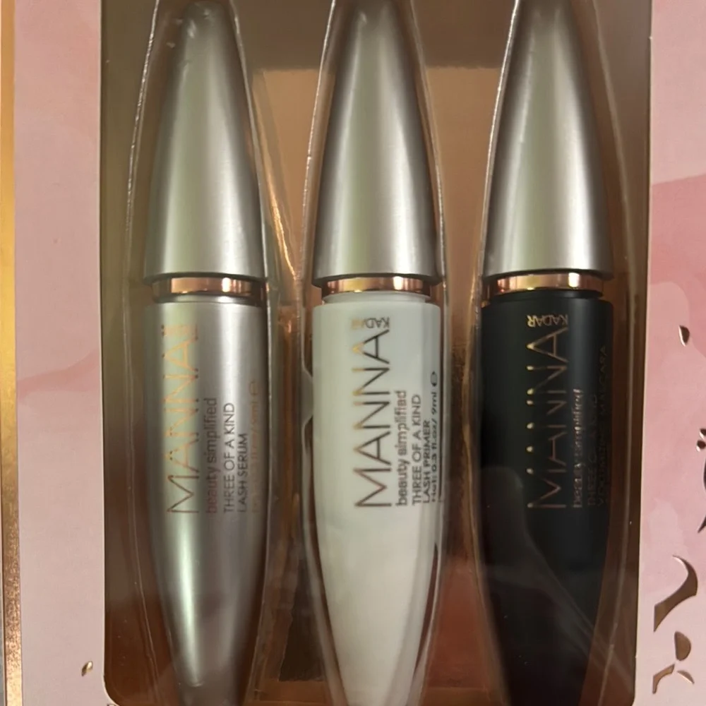 Manna Kadar Three of a Kind Lash Set - Silver, White, Black